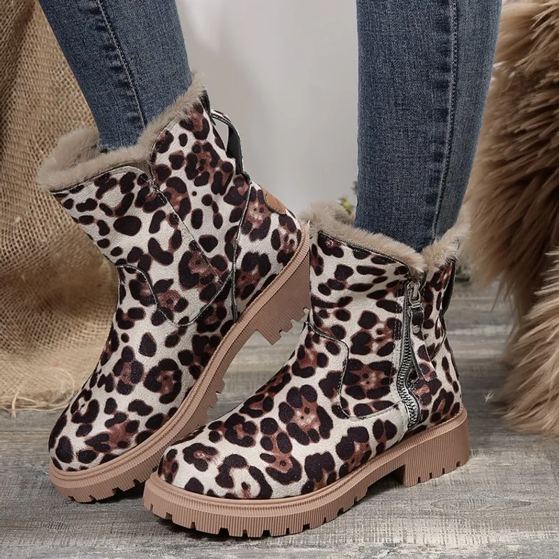 2024 zapatos de diseño botas para hombres zapatos de lluvia de invierno botas peludas peludas de piel gruesas zapatos antidesliz