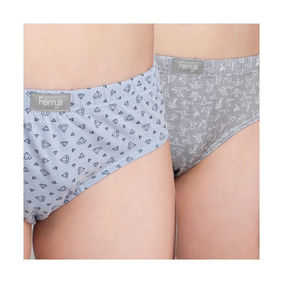 344 PACK SLIPS ESTAMPADOS ALGODÓN