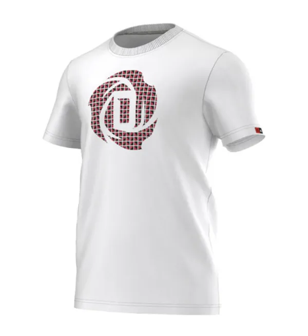 ADIDAS CAMISETA DROSE LOGO (BLANCO/NEGRO)