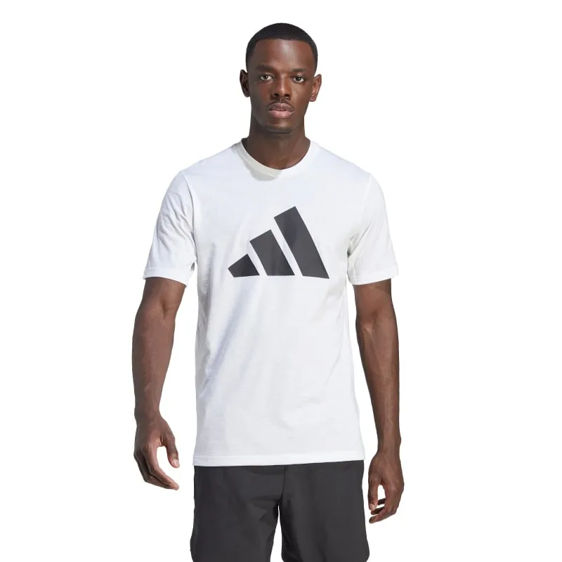 ADIDAS TRAIN ESSENTIALS FEELREADY LOGO TRAINING TSHIRT  "WHITE"