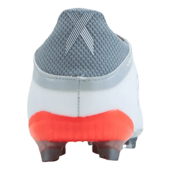 Adidas X Speedflow.1 Fg J Cloud White / Iron Metallic / Solar Red