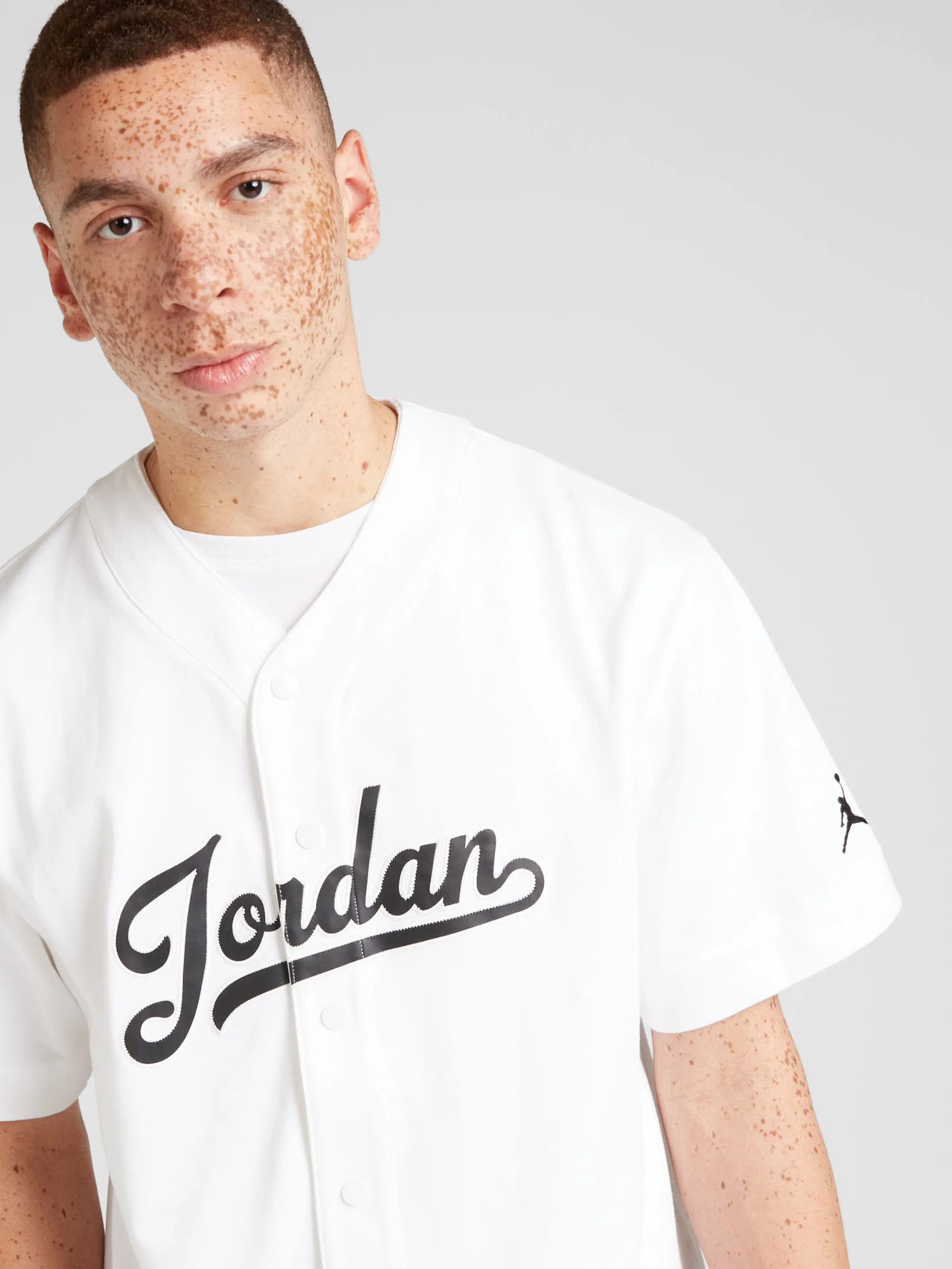 Ajuste confortable Camisa Jordan en Blanco