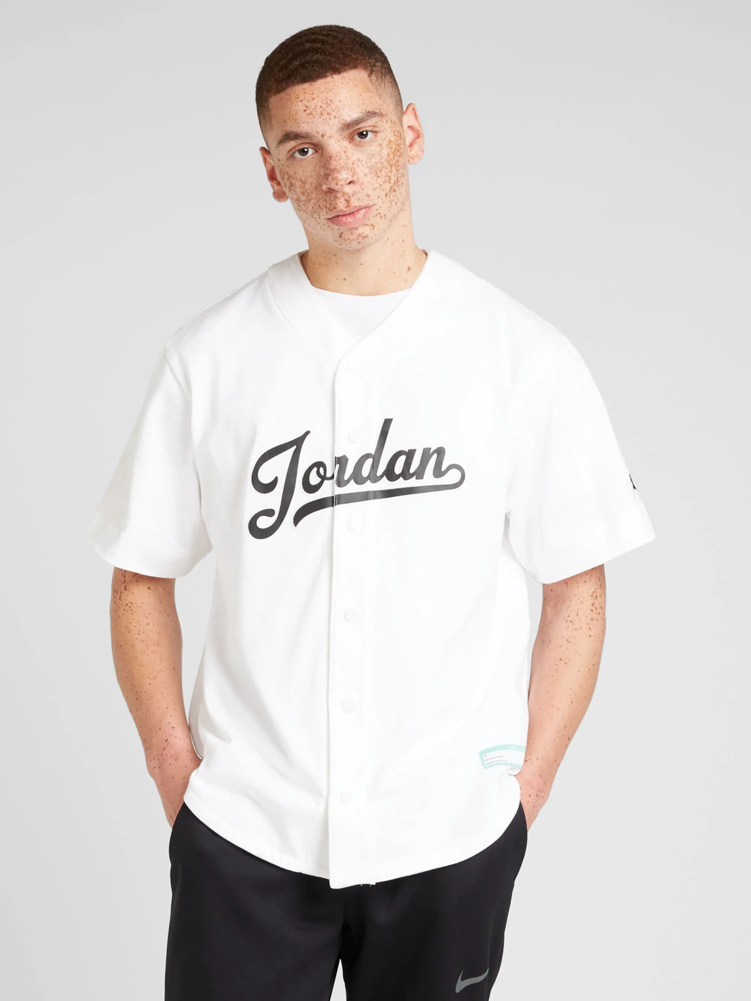 Ajuste confortable Camisa Jordan en Blanco