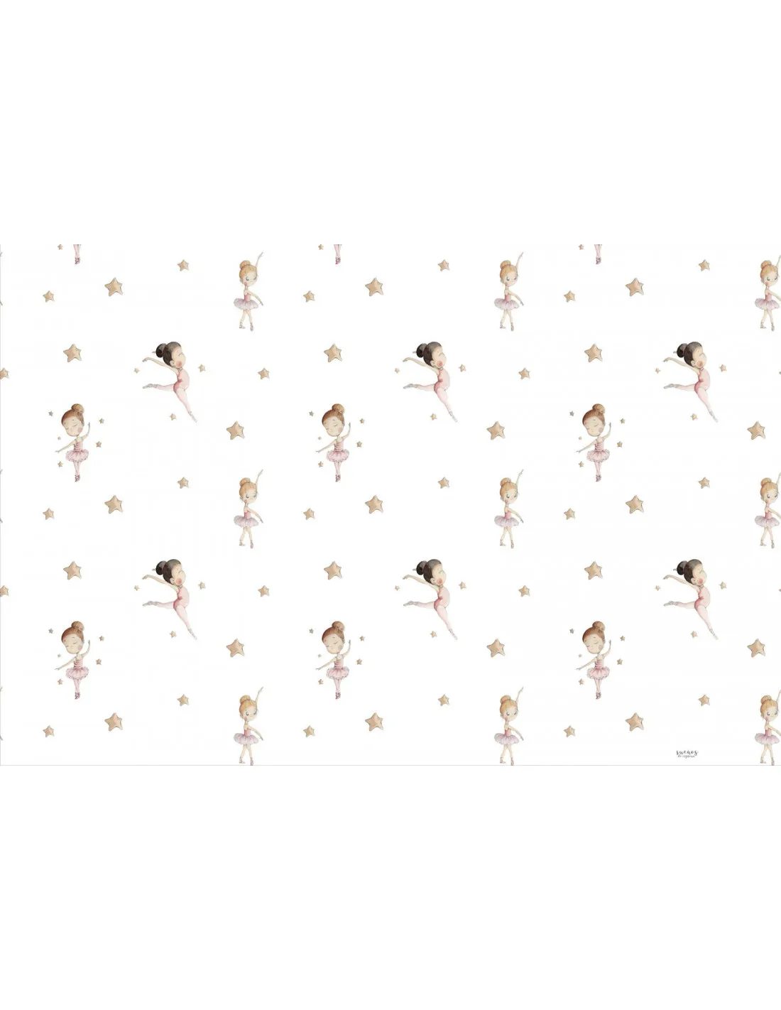 Alfombra vinílica infantil Bailarinas de Sueños de cigüeña