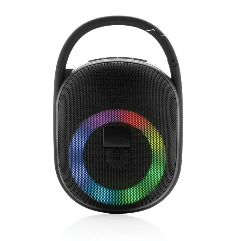 Altavoz promocional de plástico reciclado Lightboom