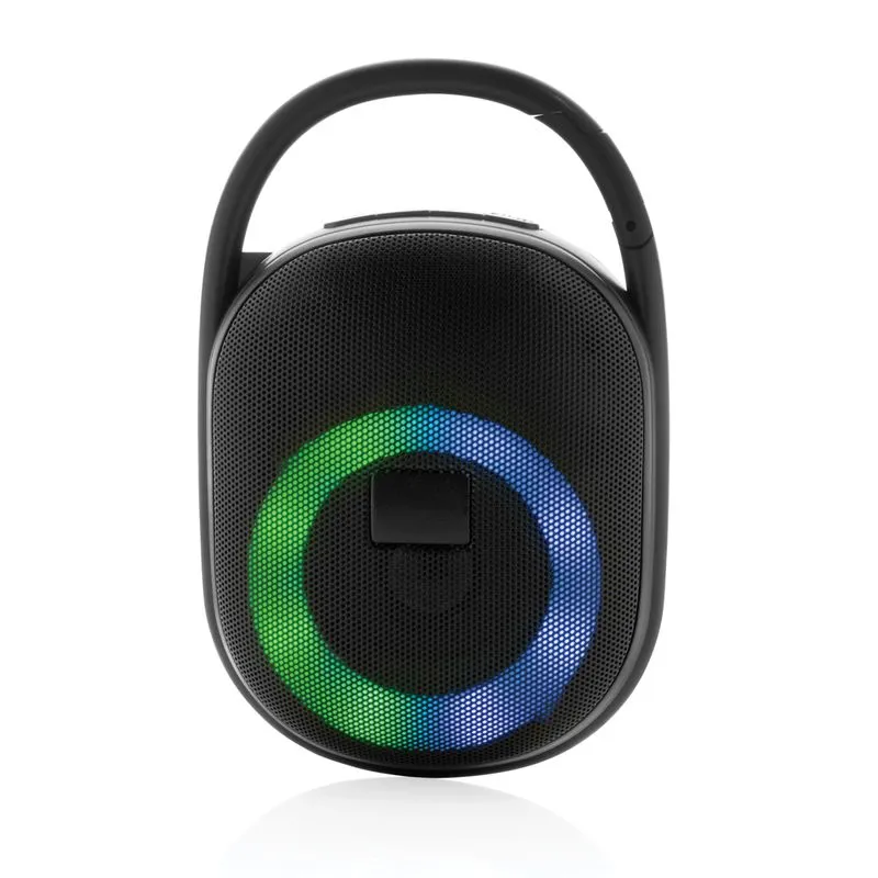 Altavoz promocional de plástico reciclado Lightboom