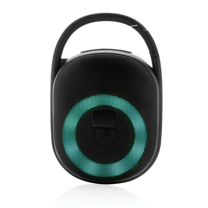 Altavoz promocional de plástico reciclado Lightboom