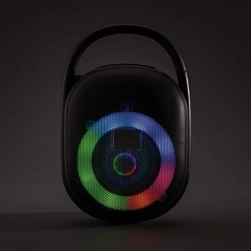 Altavoz promocional de plástico reciclado Lightboom