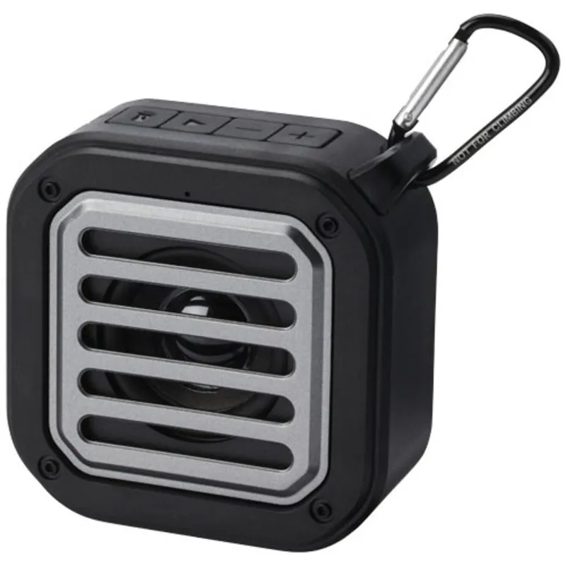 Altavoz solar con mosquetón rPET promocional Solo