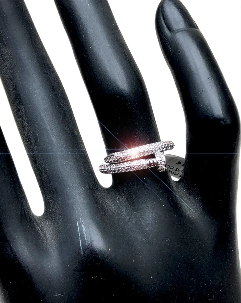 ANILLOS FINOS PLATEADOS CON DISEÑOS ORIGINALES CON CIRCONITAS