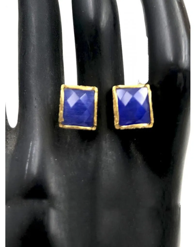 ANILLOS MUJER DE DOBLE PIEDRA AZULONA PARA INVITADAS DE BODA