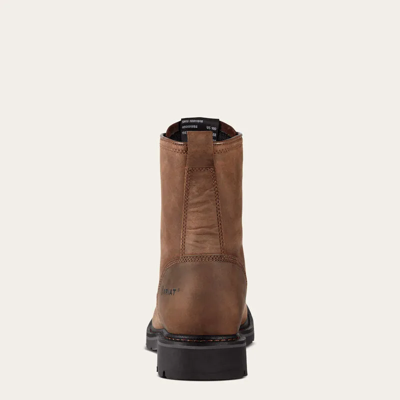Ariat Cascade 8" Wide Square Toe Steel Toe Work Boot