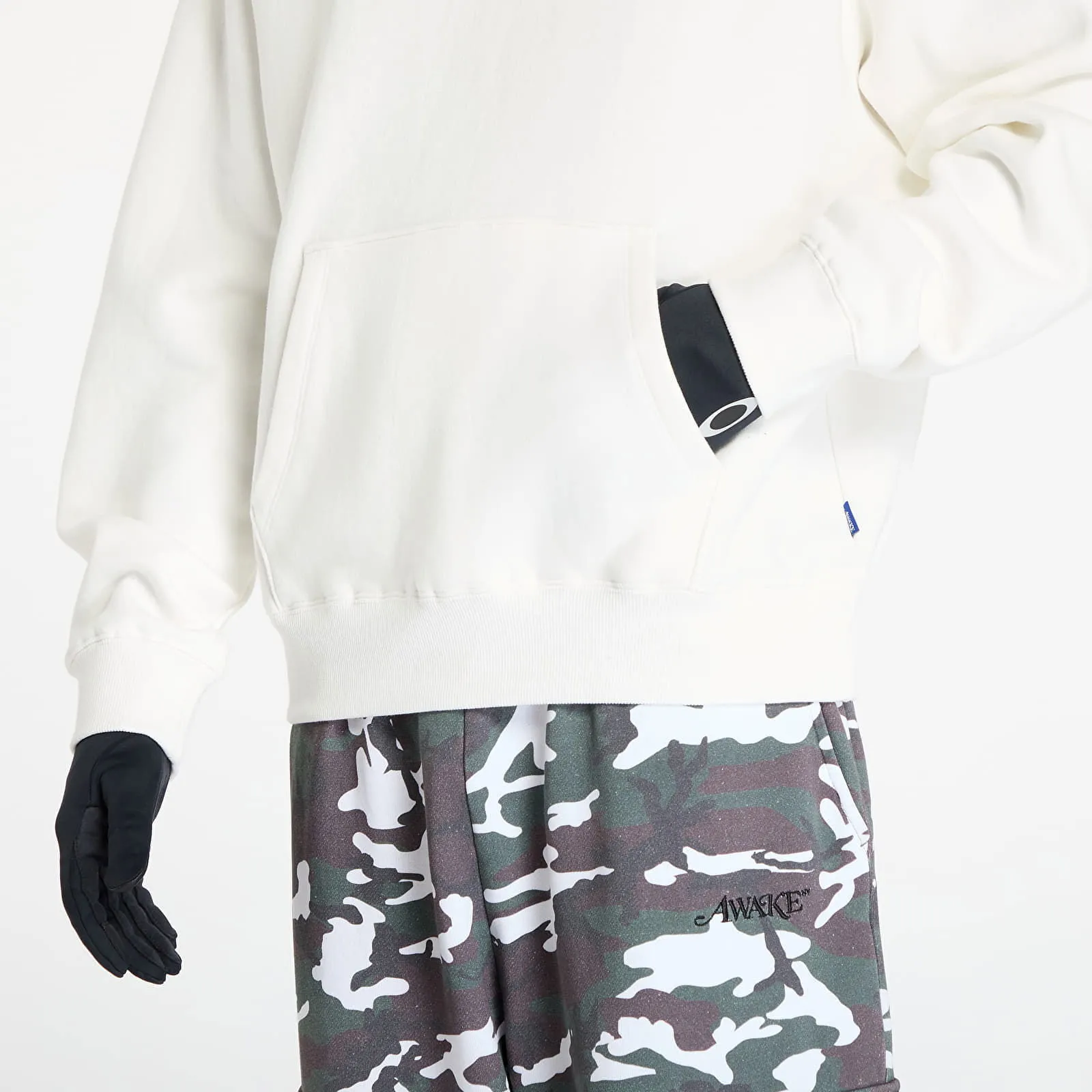 Awake NY Twill Logo Hoodie Cream S