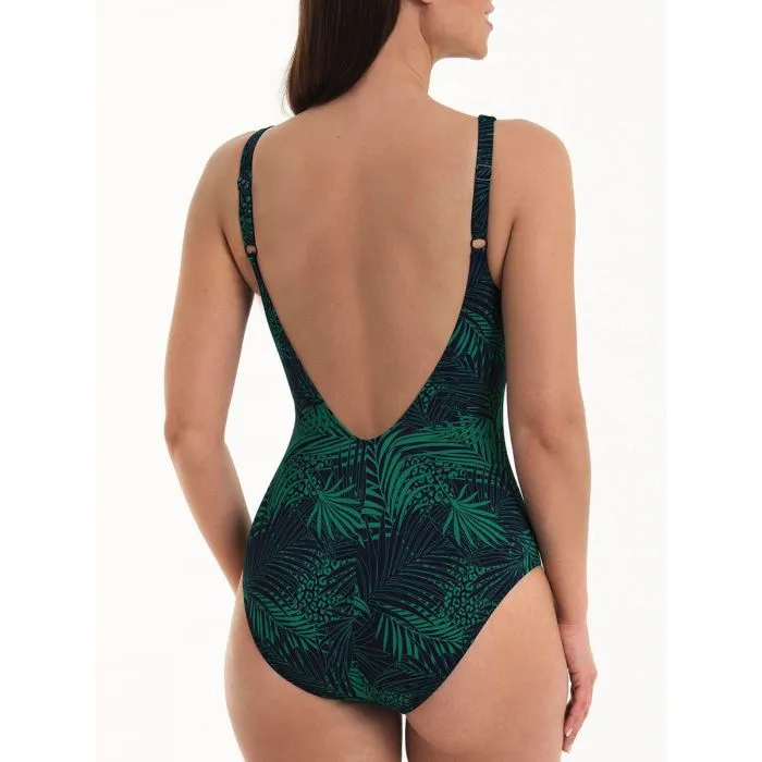 Bañador mujer Rosa Faia Green Shades Elouise sin aros 7819 Verde Azulado