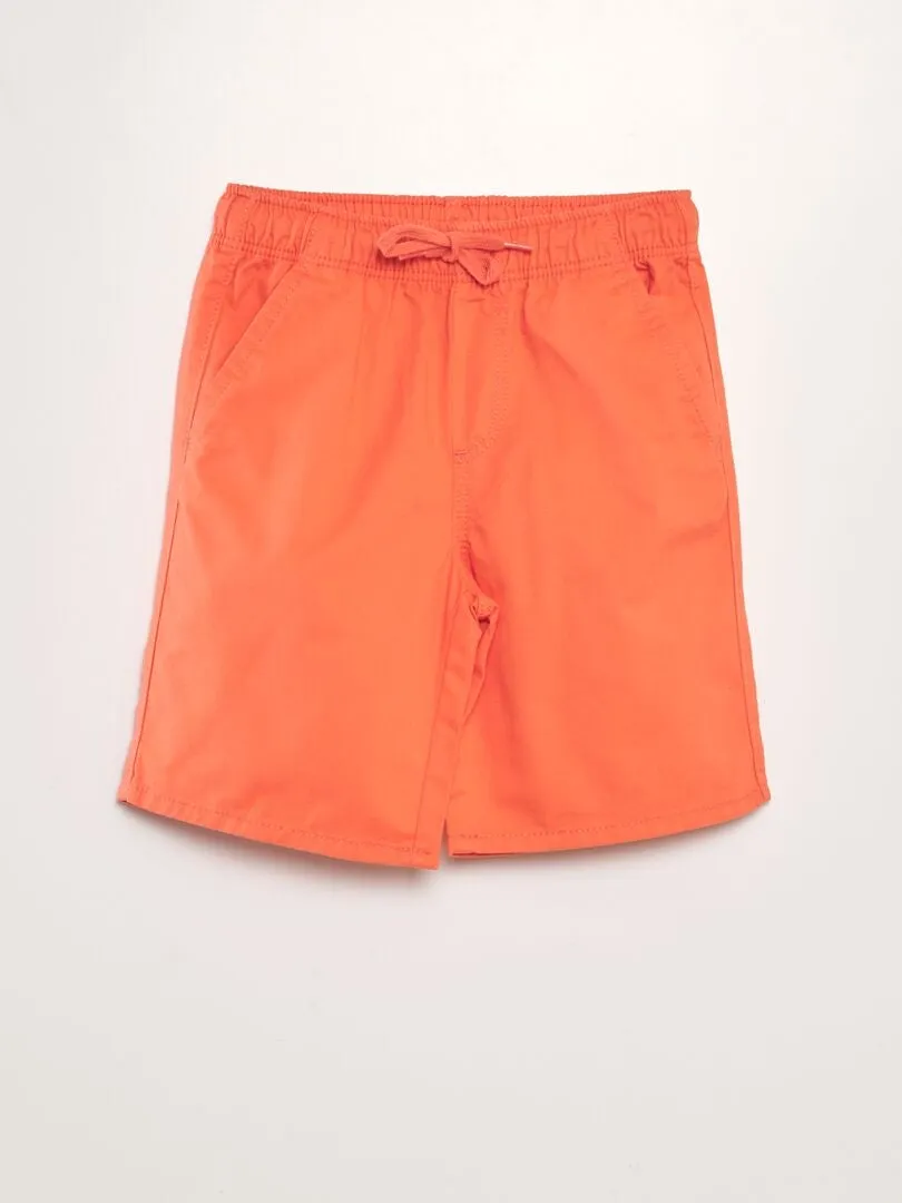 BERMUDAS LISAS  ROJO