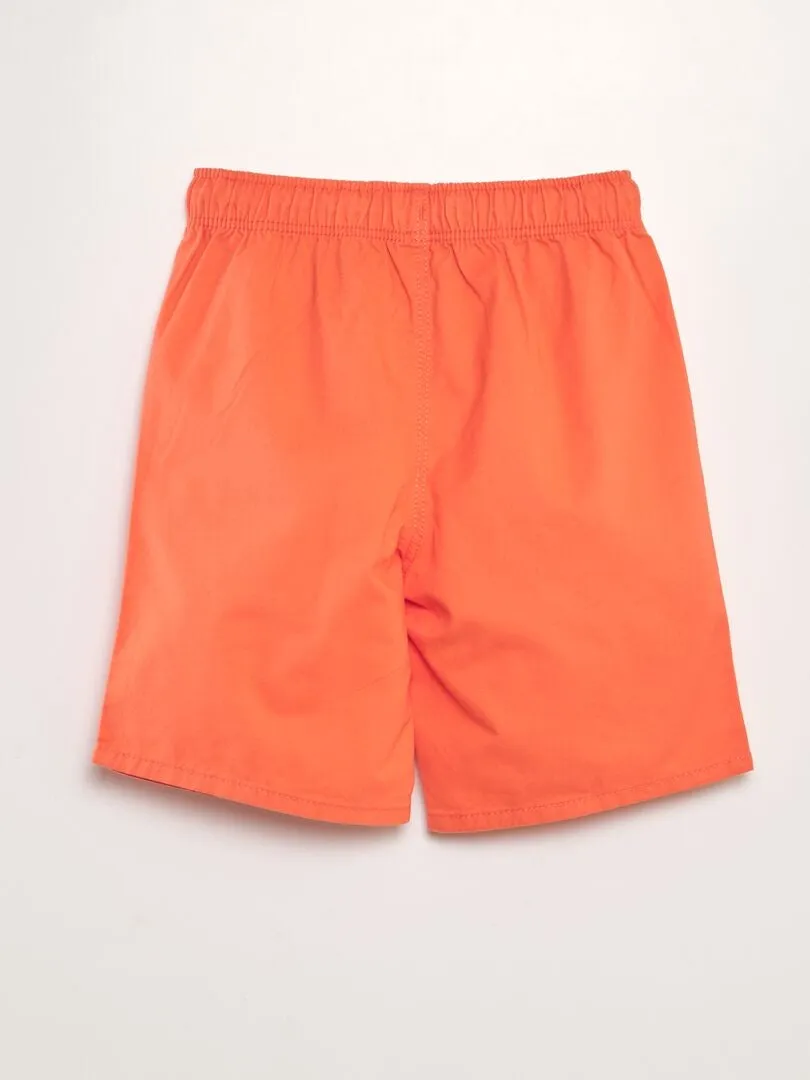 BERMUDAS LISAS  ROJO