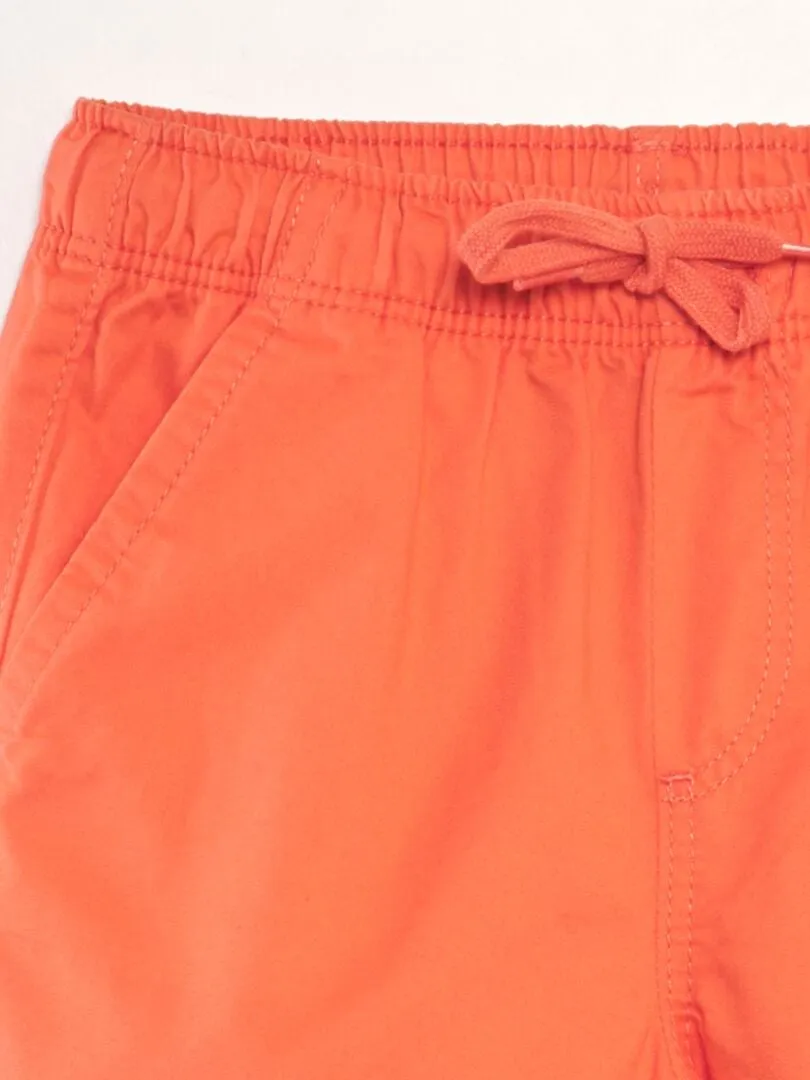 BERMUDAS LISAS  ROJO