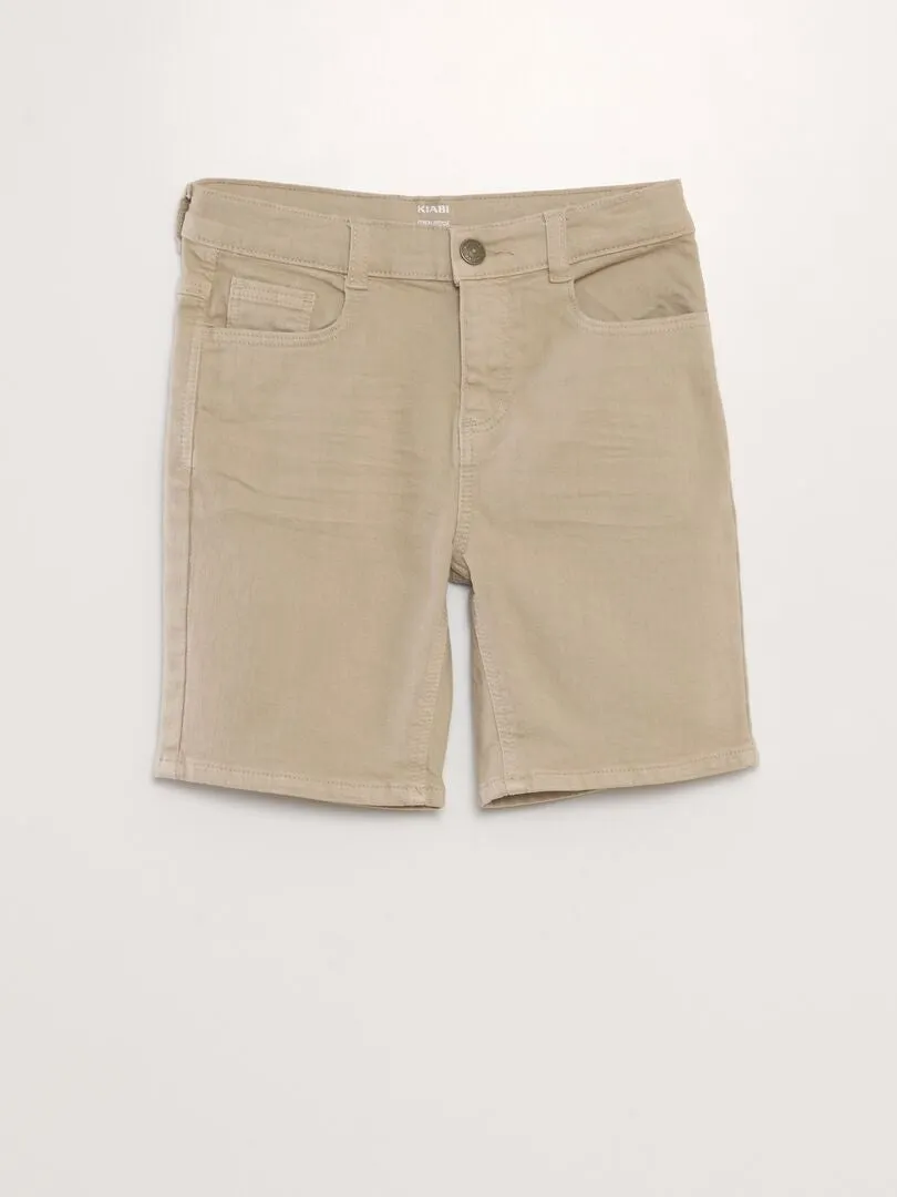 BERMUDAS VAQUERAS  BEIGE