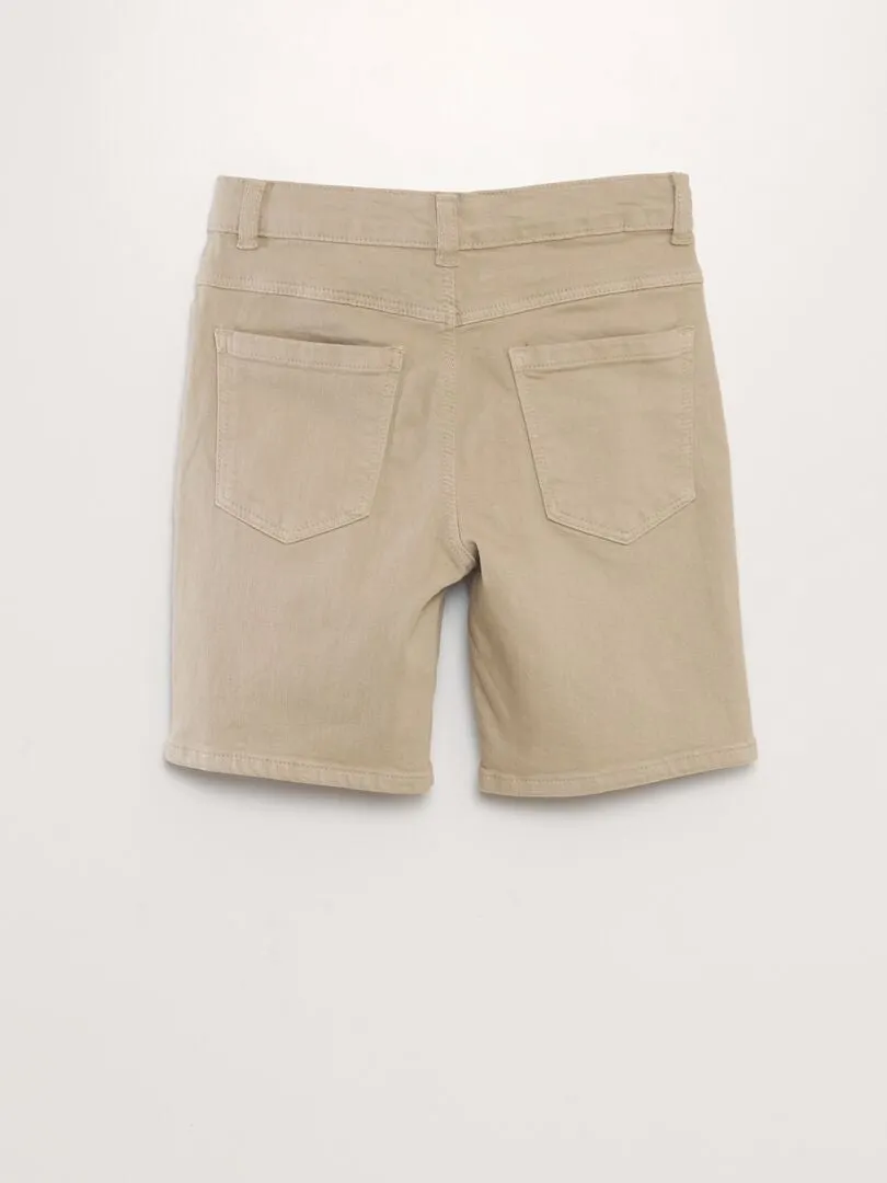 BERMUDAS VAQUERAS  BEIGE