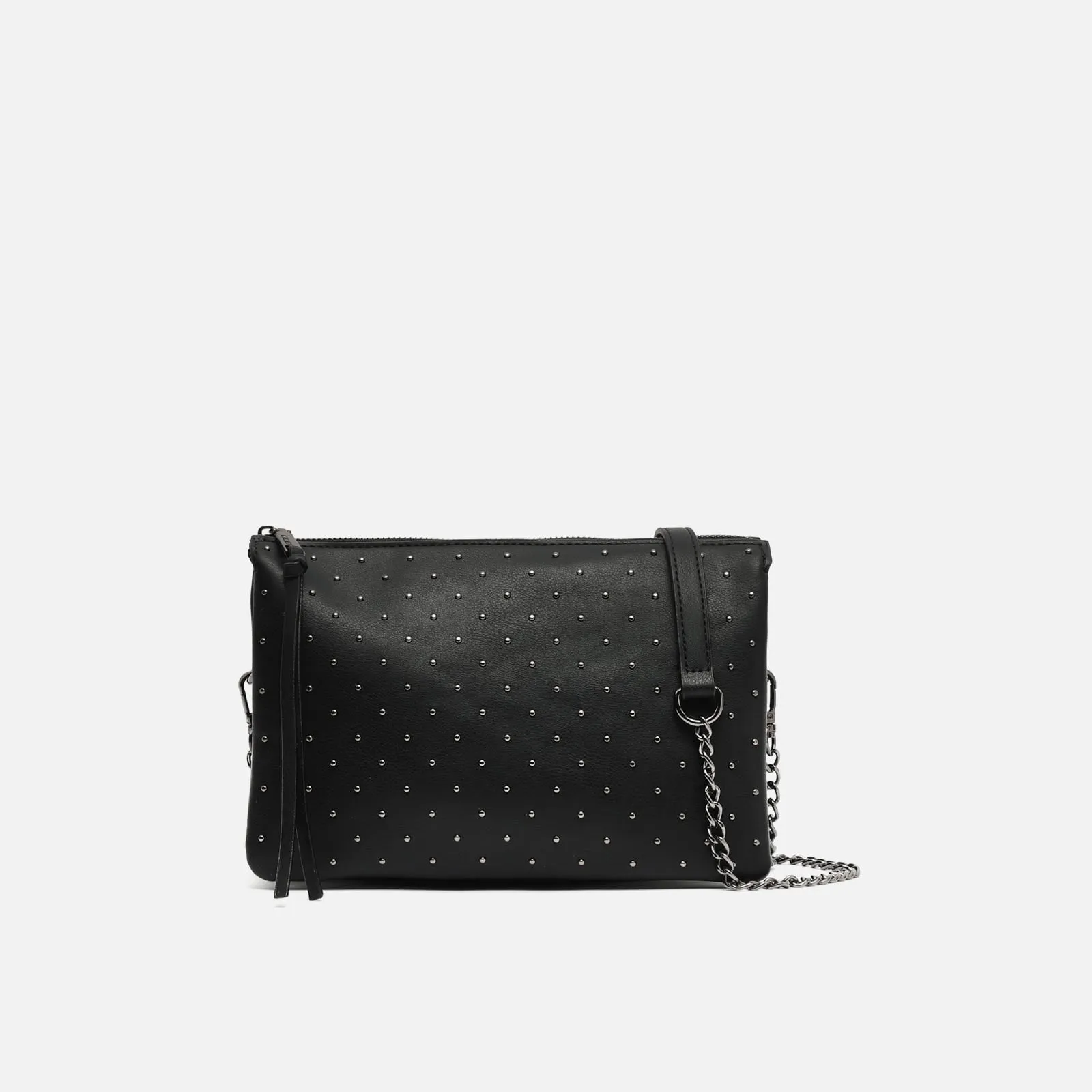 Betsys bolso bandolera con detalles metálicos