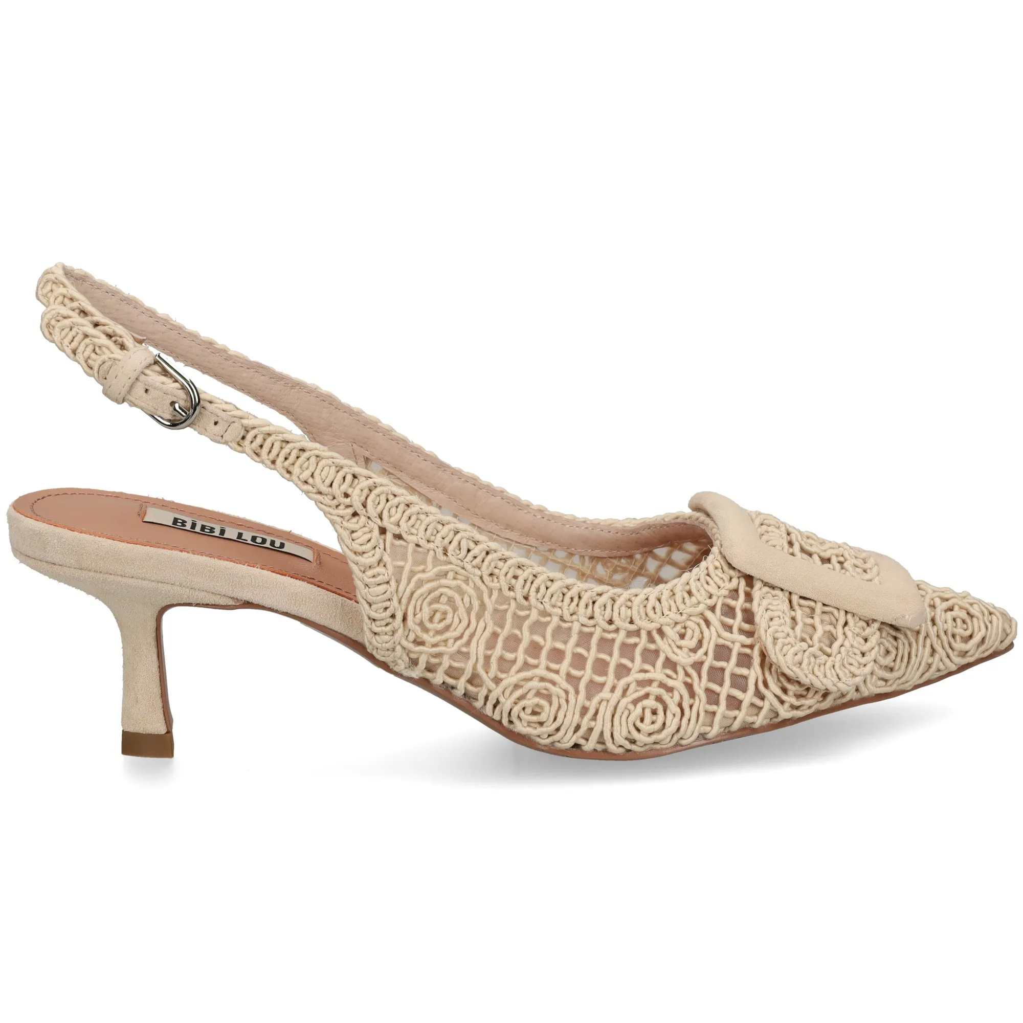BIBI LOU Zapatos de tacón medio de Mujer OFF WHITE