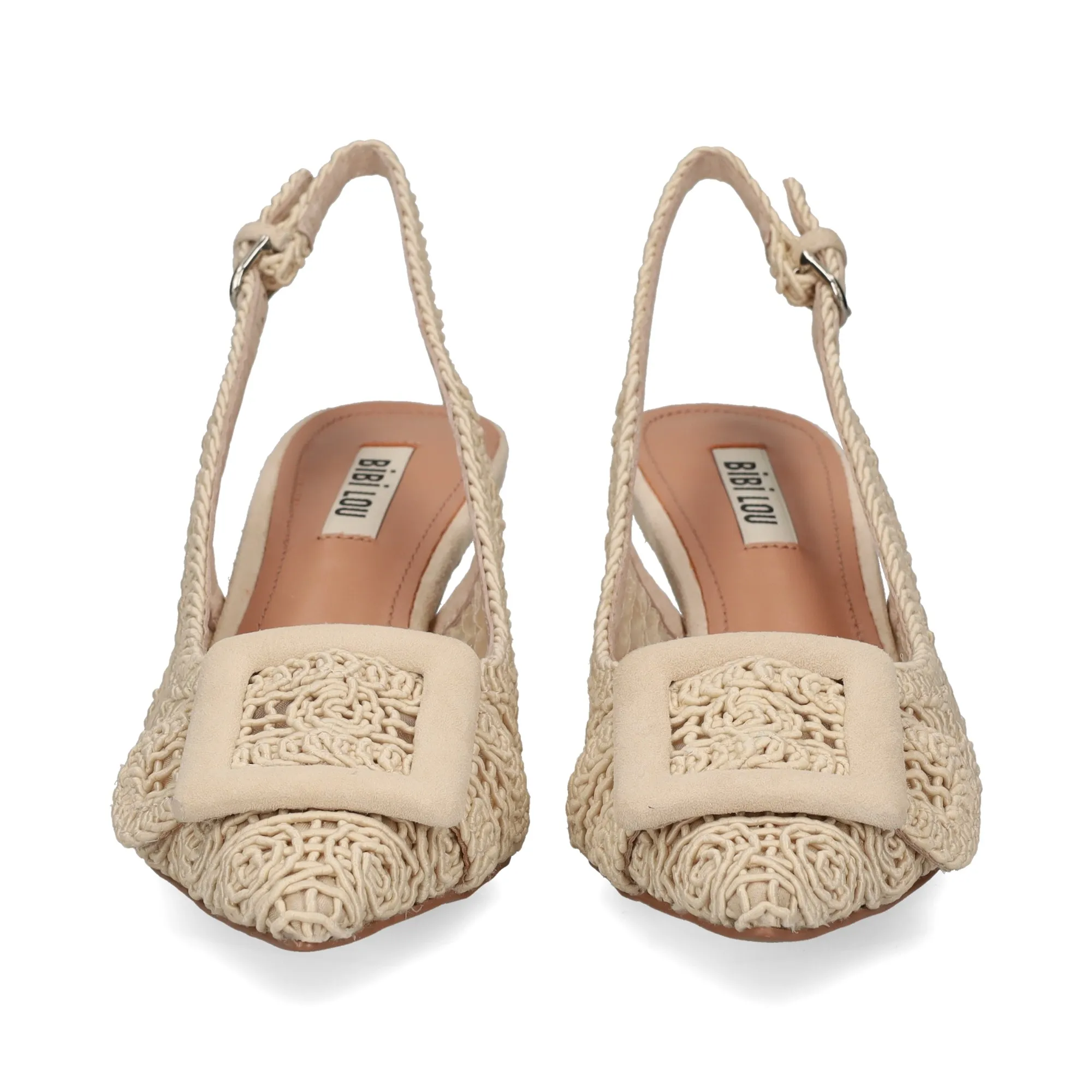 BIBI LOU Zapatos de tacón medio de Mujer OFF WHITE