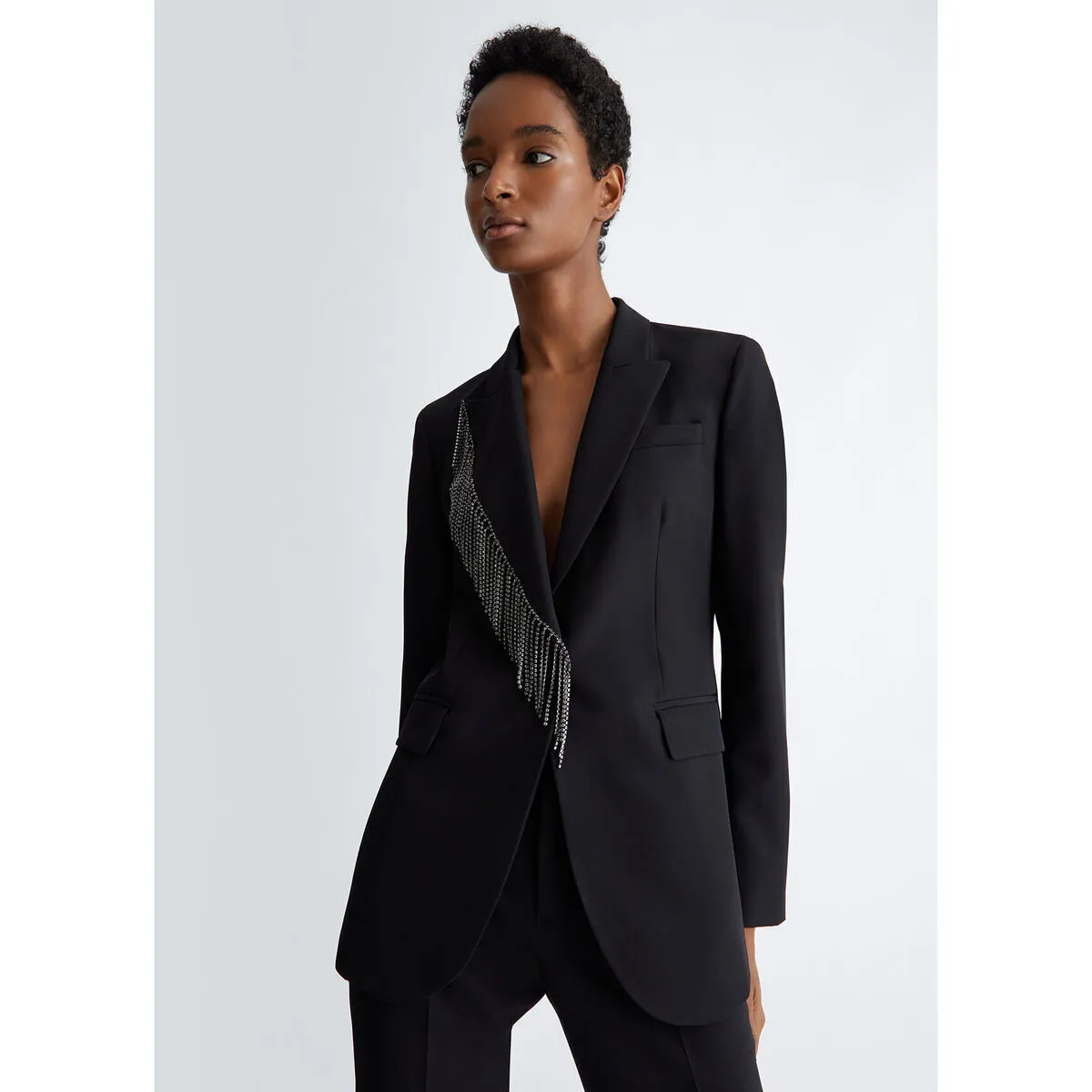 Blazer con strass