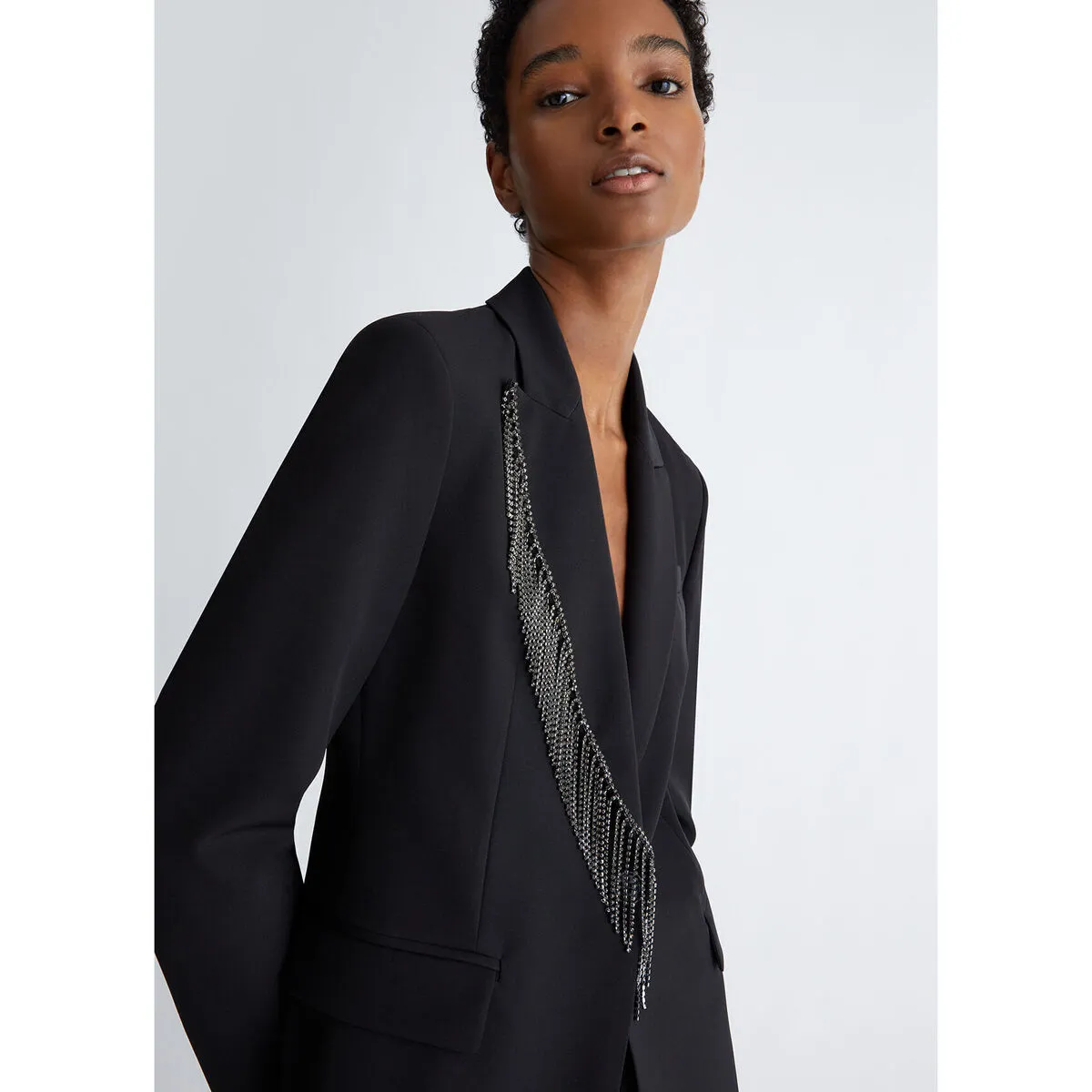 Blazer con strass