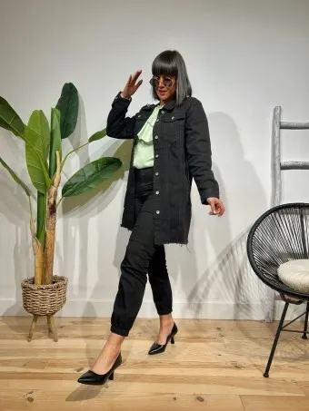 Blusa Bardot Volantes MALLESA Verde