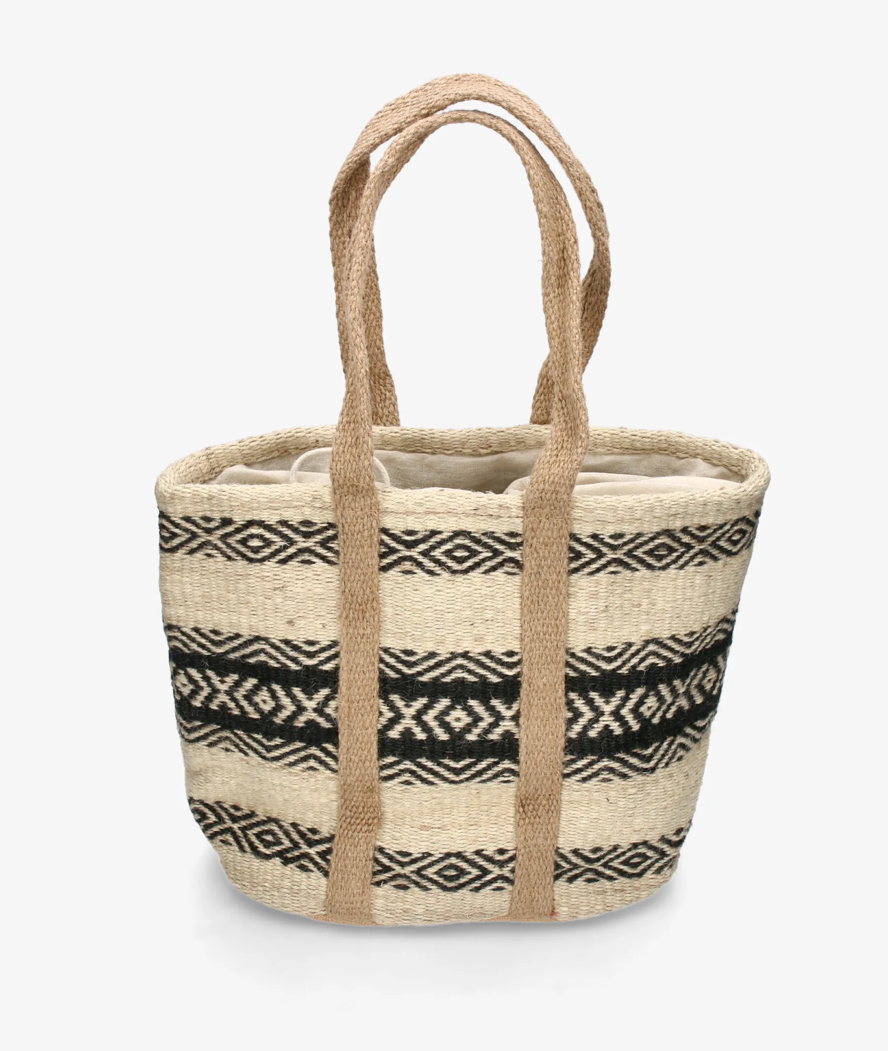 Bolso de rafia Kbas 3762401 en beige  Medidas 44 x 30 x19 ctms