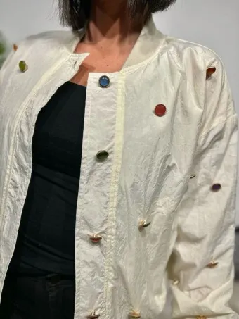Bomber Botones LACKALEY Beige