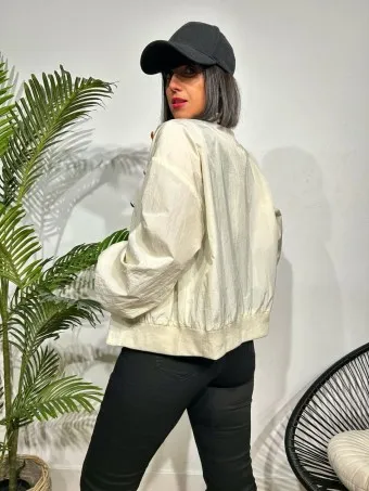 Bomber Botones LACKALEY Beige