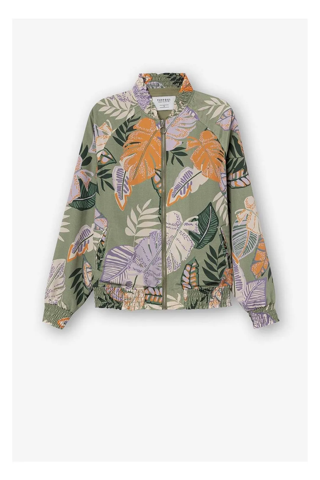 BOMBER ESTAMPADA VERDE