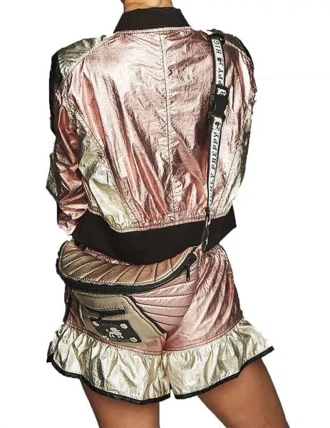 bomber highly preppy metalizada