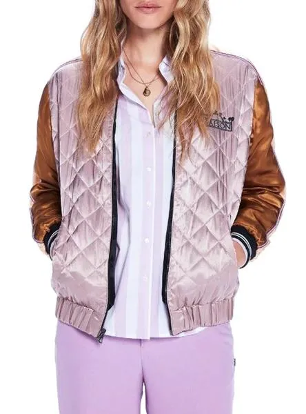 bomber maison scotch reversible souvenir