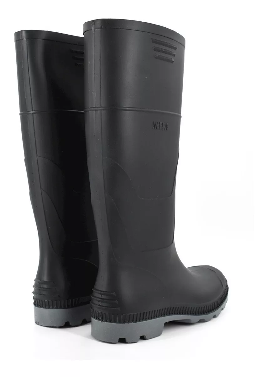 Bota Lluvia Hombre Industrial Larga Impermeable Narvic 601