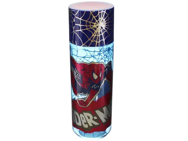 Botella 590 ml 100% plástico con diseños de Spiderman
