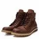 Botines Carmela 067519 camel con detalles en ante