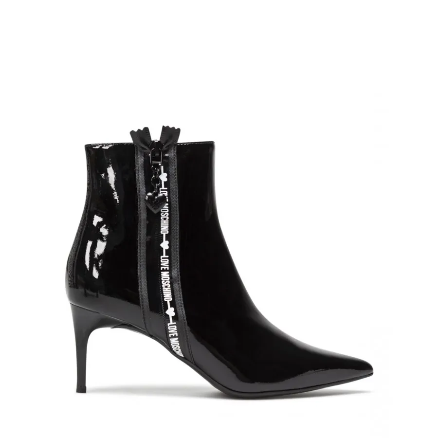 Botines Mujeres LOVE MOSCHINO JA21107 Vernice Nero Negro Lustrosa Cuero