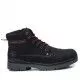 Botines Refresh negros con detalles en rojo