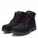 Botines Refresh negros con detalles en rojo