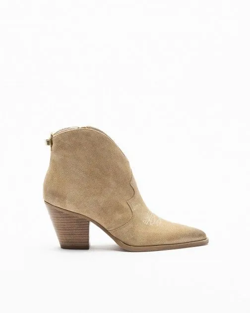Botins texanos PROF 10091P Beige