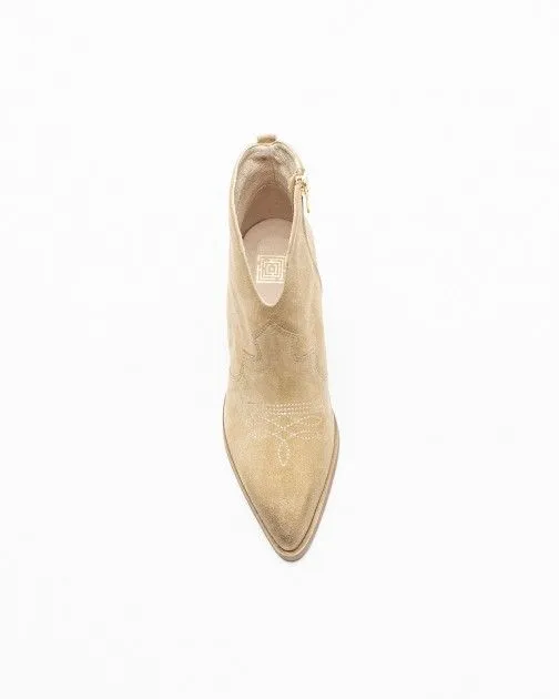 Botins texanos PROF 10091P Beige