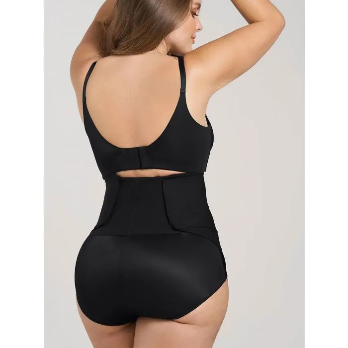Braga faja alta postparto y postquirúrgica con laterales en velcro Leonisa 012885