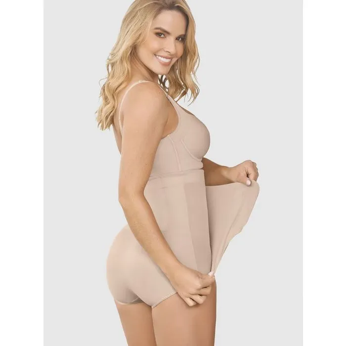 Braga faja alta postparto y postquirúrgica con laterales en velcro Leonisa 012885