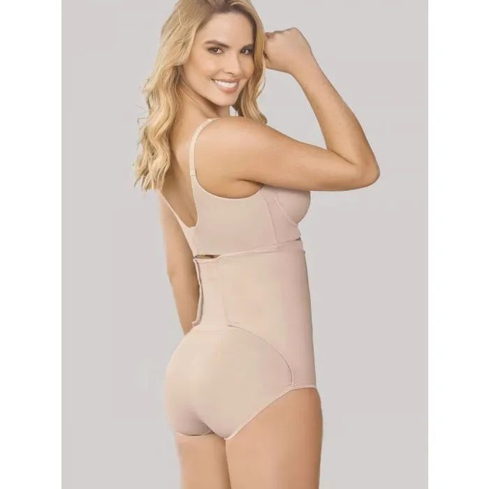 Braga faja alta postparto y postquirúrgica con laterales en velcro Leonisa 012885