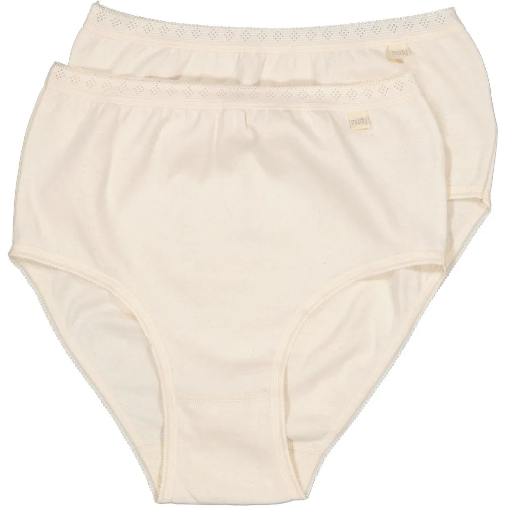 Bragas de cintura alta para mujer undyed  Pack de 2