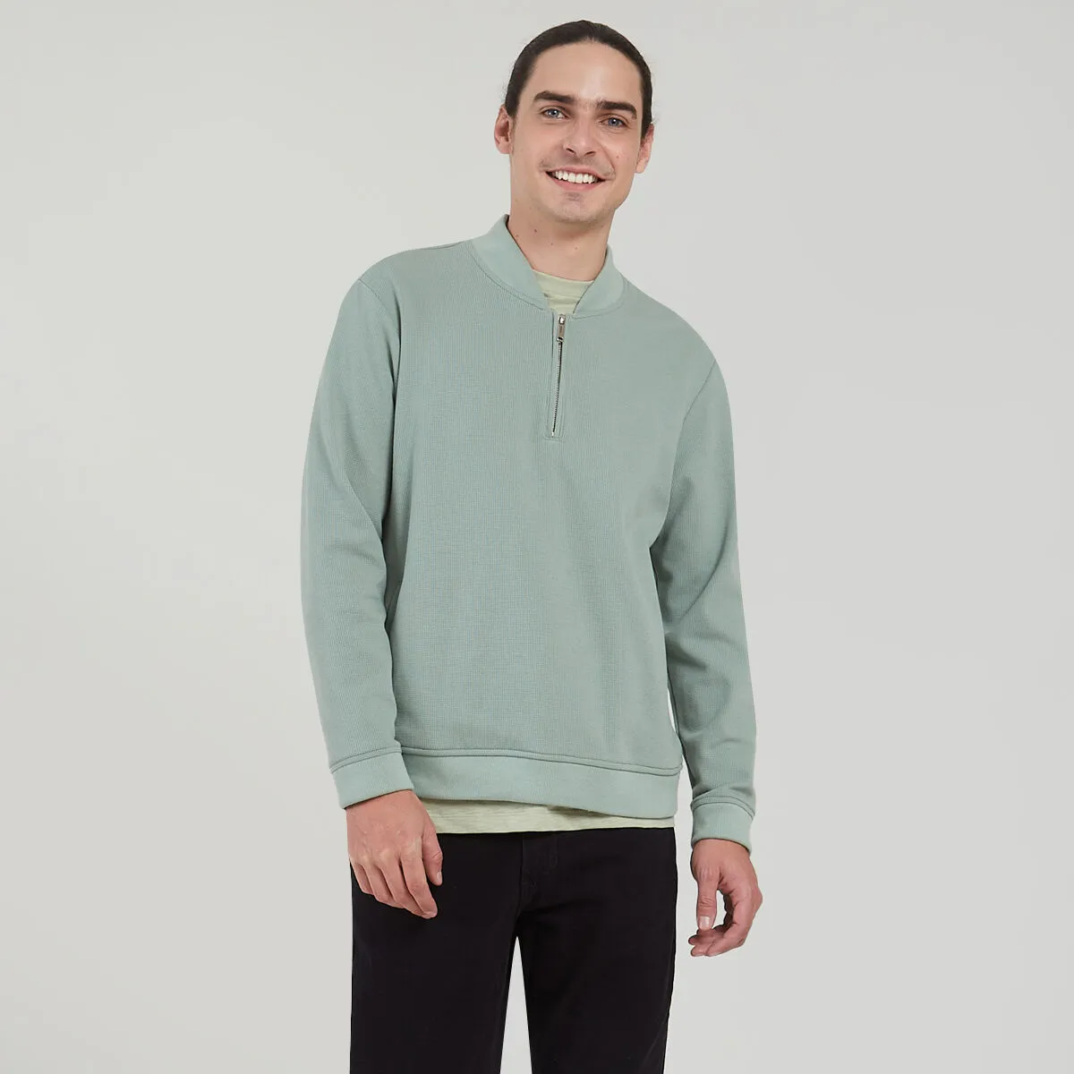 Buzo Tipo Bomber Con Cremallera