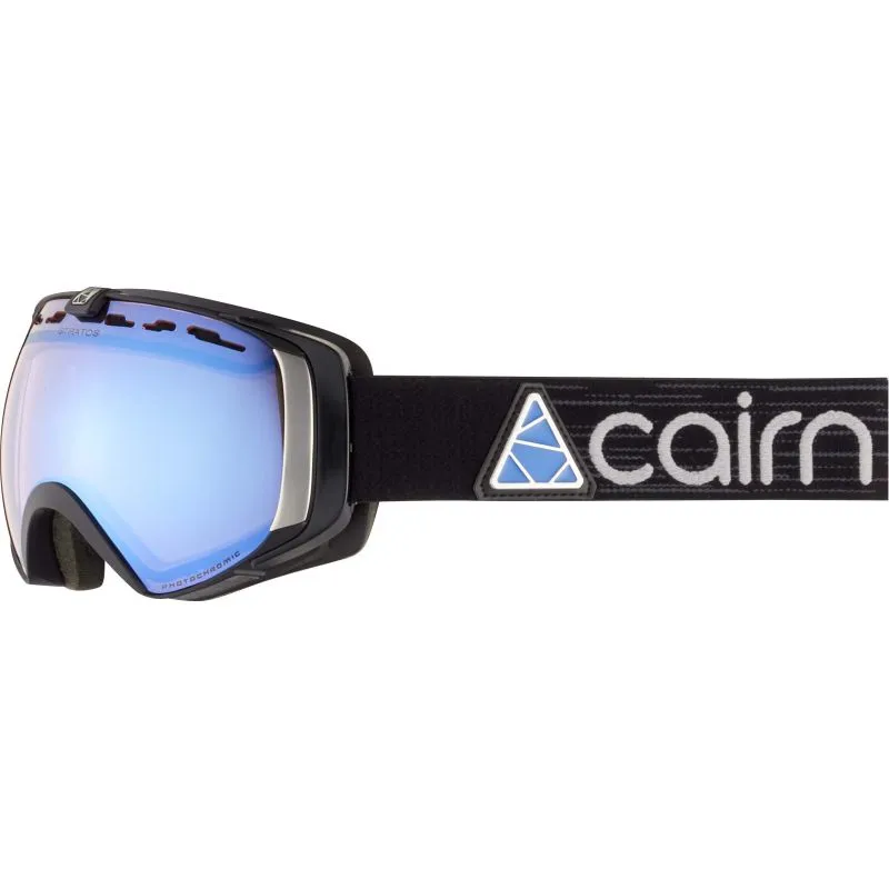Cairn Stratos Evolight Nxt (Mat Black Blue) máscara de esquí para adultos