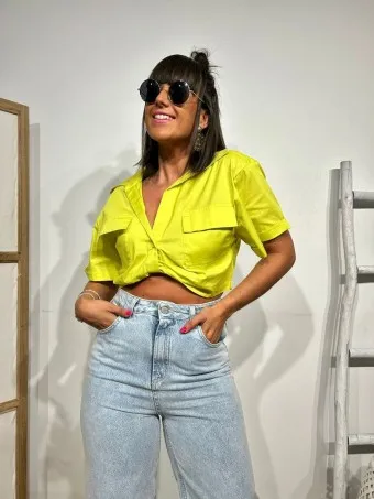 Camisa Cropped JAILYN Lima